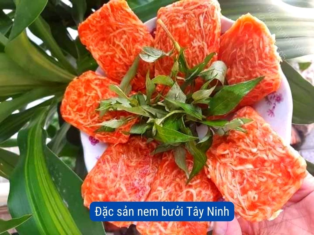 Món ngon đặc sản nem bưởi Tây Ninh