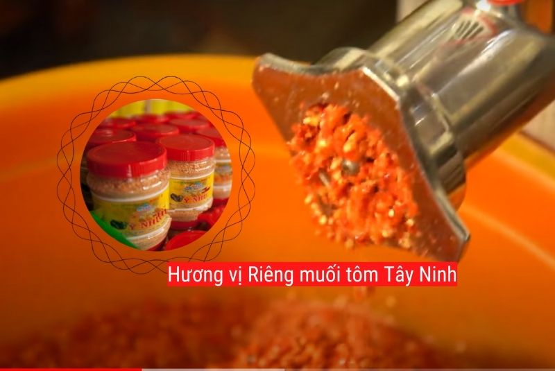 hương vị muối tôm Tây Ninh