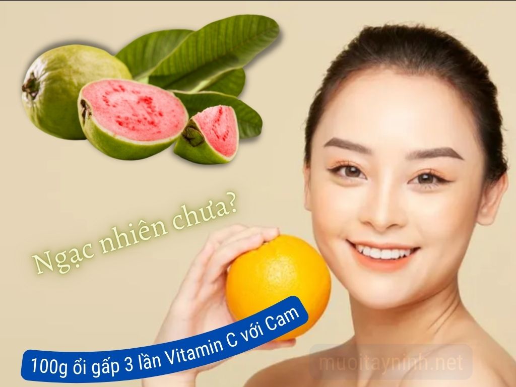 Hàm lượng vitamin C trong ổi