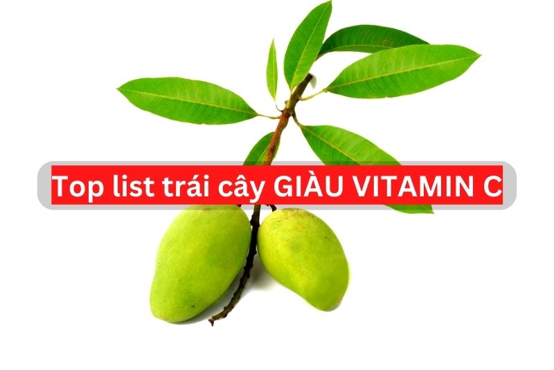 top list trái cây giàu vitamin C